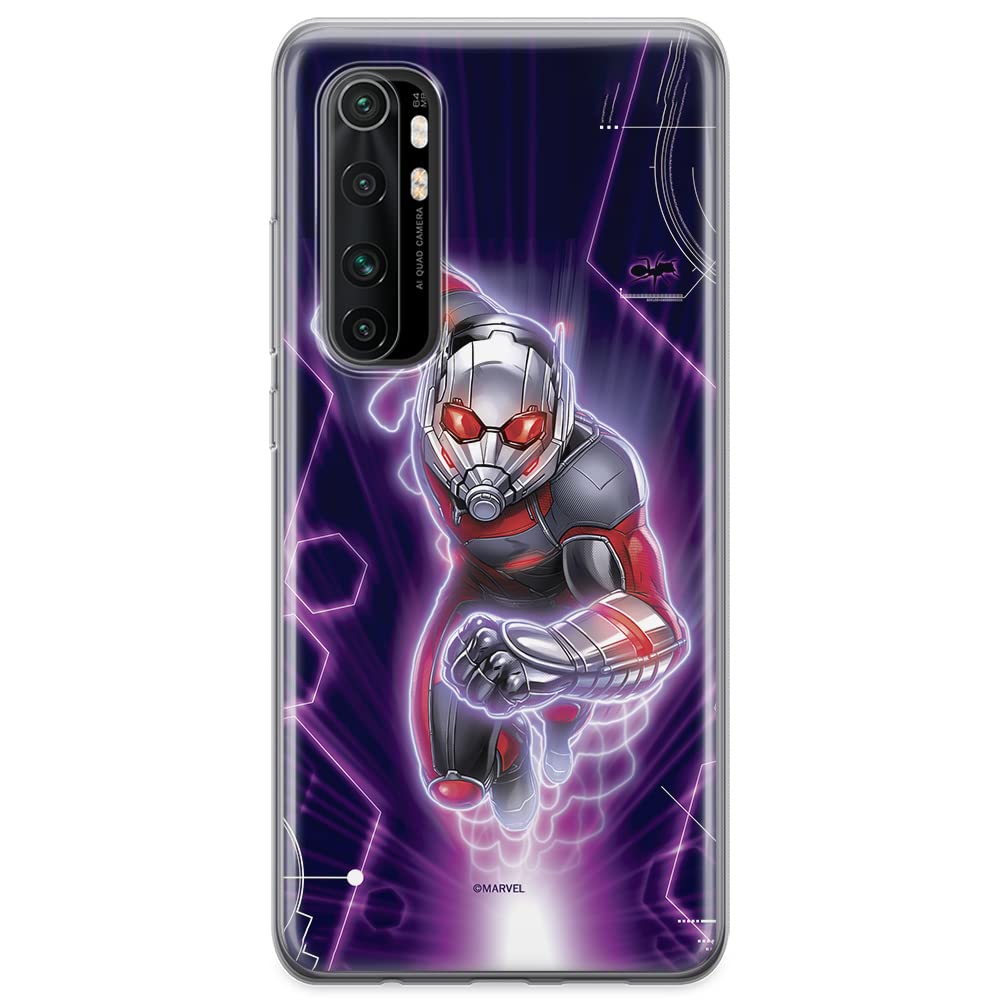 ERT GROUP mobile phone case for Xiaomi MI NOTE 10 Lite original and officially Licensed Marvel pattern Ant Man 001 optimally adapted to the shape of the mobile phone, case made of TPU