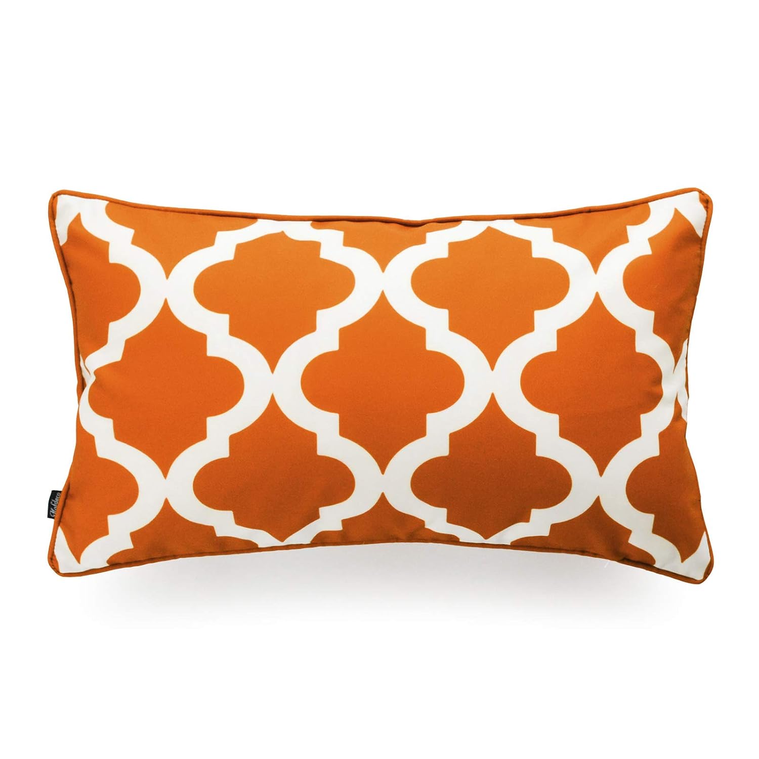 Hofdeco Decorative Lumbar Pillow Cover Indoor Outdoor Water Resistant