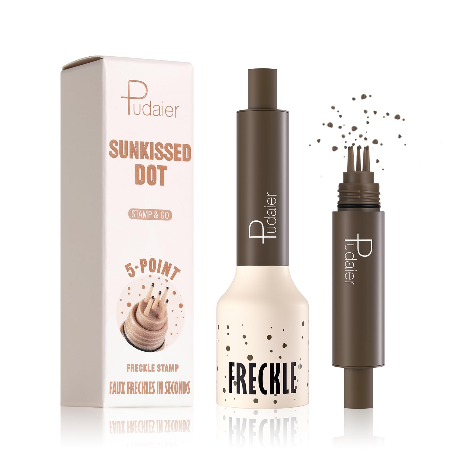 Photo 1 of Freckle Stamp - Waterproof Faux Freckle Pen, Natural-Looking Lifelike Freckle Makeup, 5-Point Quick Dry EXP 6/20/28