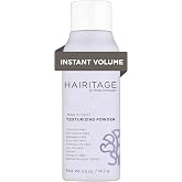 Hairitage Hair Texture Powder for Volume - Lightweight + Medium Hold - Texturizing + Volumizing Hair Styling Based Powder for Men, Women, Boys &amp; Girls - Sulfate Free, Vegan + Dermatologist Tested