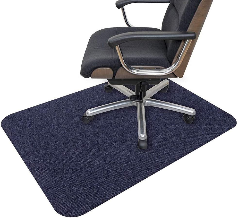 Office Chair Mat, Upgraded Version - Opaque Hard Floor Chair Mat, 0.16" Thick Multi-Purpose Low Pile Desk Mat for Hardwood Floor (Dark Gray) : Office Products