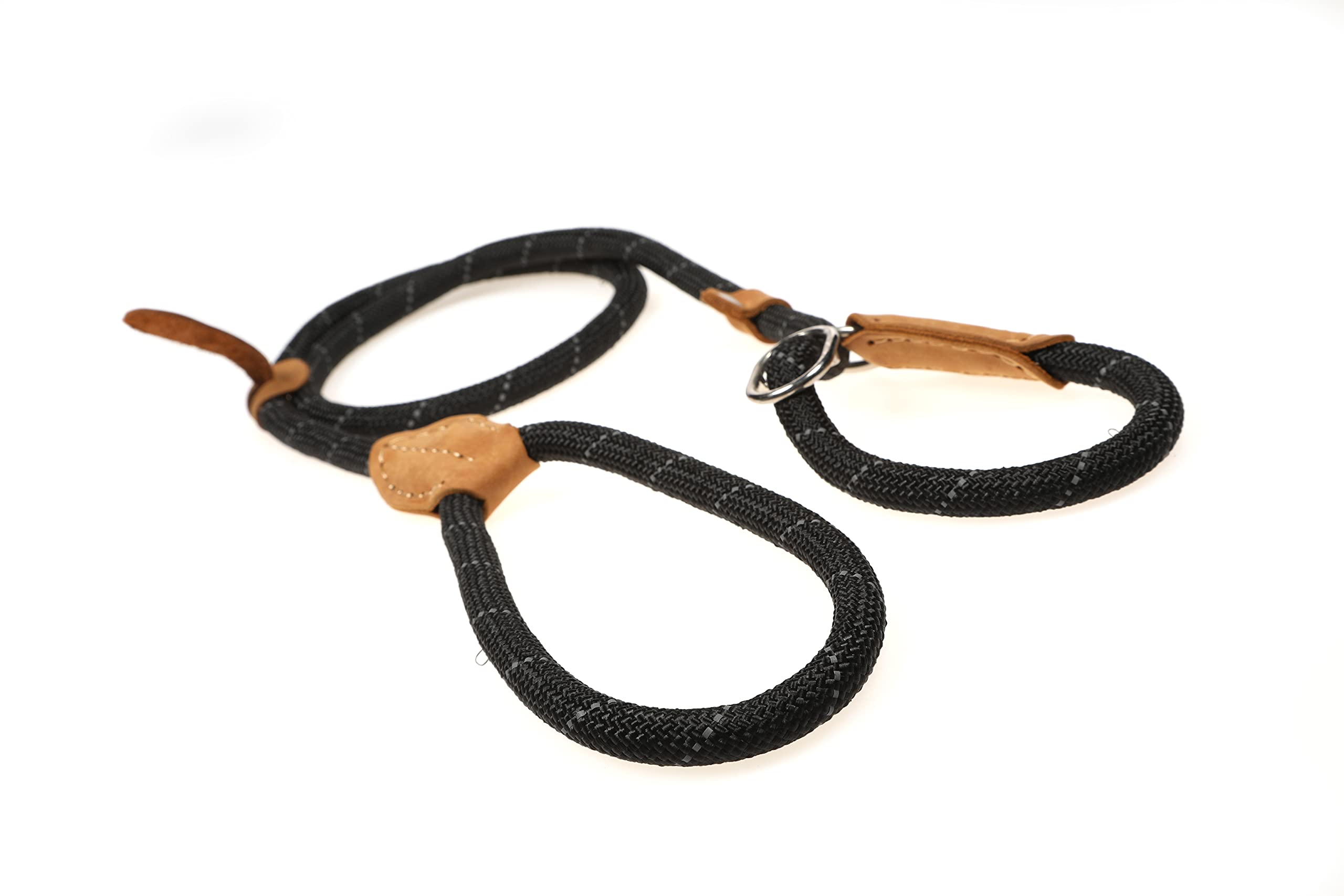 Doodlebone Slip Lead, Coal, 12mm