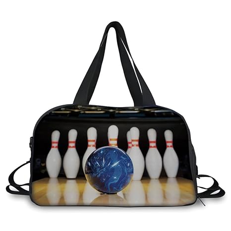 Amazon Com Trunk Bowling Party Decorations Blue Abstract Ball On