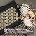 Acupressure Pillow - Acupuncture Pillow for Neck Pain Relief, Back Pain Relief and Stress Relief - Reflexology, Sciatica, Trigger Point, Massage Therapy - Organic Linen Cotton with Buckwheat Hull