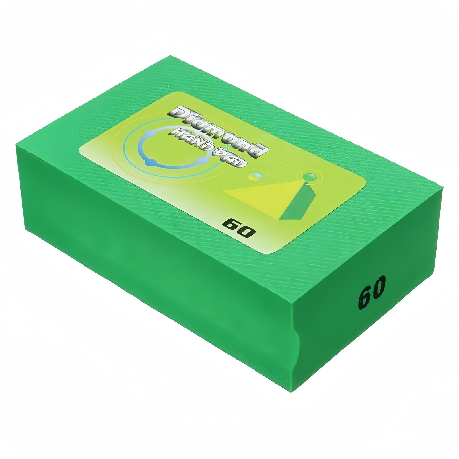 Boxonly Sanding Blocks 60 Grits Polishing Grinding Block Diamond Polishing Hand Pads Block for Granite Marble Glass Grinding