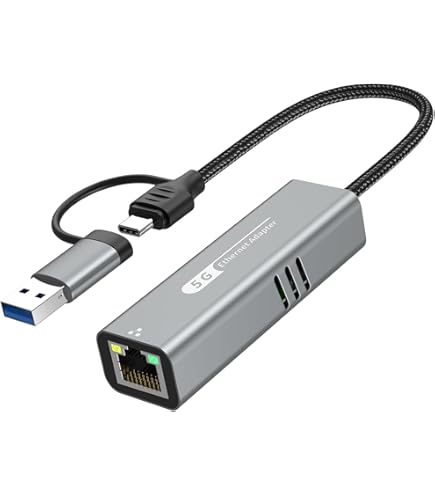 Amazon.com: Lhnjimrsy USB 3.2 to 5Gbps Ethernet Adapter RTL8157