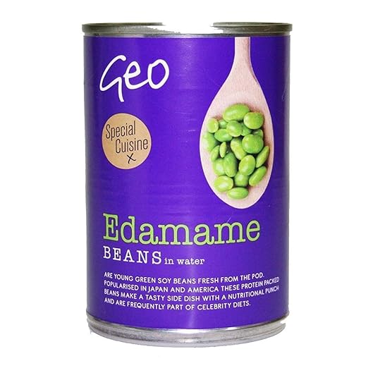 Geo Edamame Beans In Water 6 x 400G Amazon.co.uk Grocery