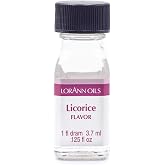 LorAnn Licorice (Black) SS Flavor, 1 dram bottle (.0125 fl oz - 3.7ml - 1 teaspoon)