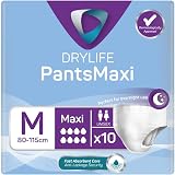 Drylife Pants Maxi Disposable Pull-Up Incontinence Medium 10 Pack