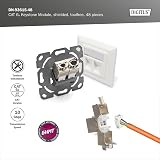 Digitus Cat-6A Shielded Keystone Module RJ45 Socket 48 pcs 500MHz 10GBase-T AWG view 6