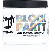 The Doux BLOCK PARTY Anti-Humidity Gel, Curl Defining Styling Gel, 8 oz | Locks Out Humidity for Long-Lasting Crunch-Free Definition &amp; Shine, For All Hair Types, Alcohol &amp; Paraben-Free