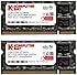 Komputerbay 2GB (2x1GB) DDR SODIMM (200 pin) 333Mhz PC2700 Laptop-Speicher