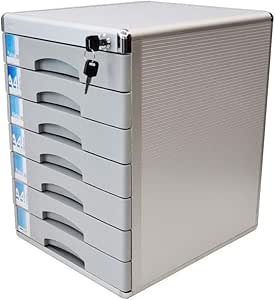 Estante de Archivos Gabinete de Archivos móvil con Cerradura y cajón