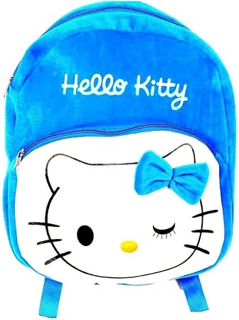 Blue Tree Plush Soft Cartoon School Bag for Kids (3 to 5 Year)