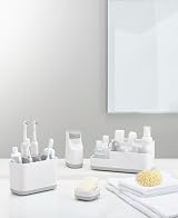 Joseph Joseph Easy-Store Large Toothbrush Holder Caddy - White/Grey view 5