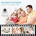 VSTARCAM 1080P WiFi IP Camera, Pan/Tilt/Zoom HD Wireless Indoor Camera with Night Vision, 2.4GHz Remote Monitor for Baby/Pet/Home Security (White)
