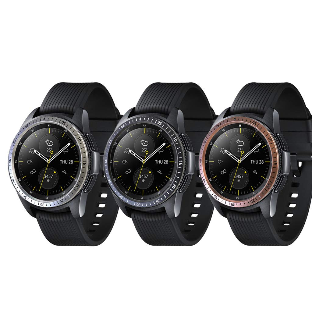 SMILEQ Para Samsung Galaxy Watch 42MM Bezel Ring Adhesive Cover ...