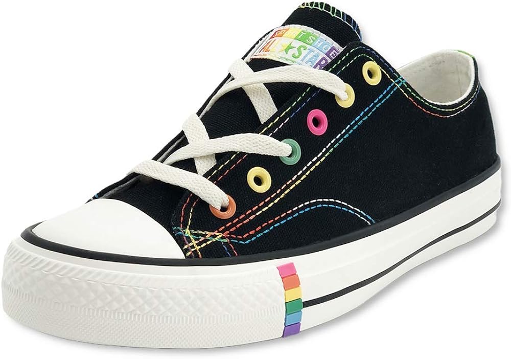 colorful canvas shoes