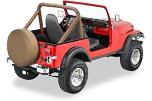 Bestop 80007-04 Tan Sport Bar Cover for 80-86 CJ-5, CJ-7 and CJ-8 Scrambler