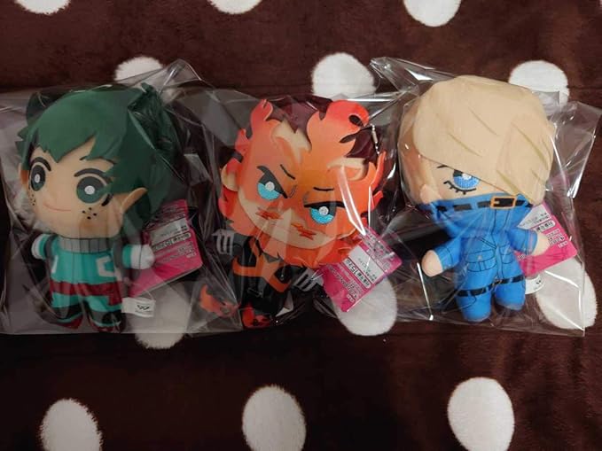 Amazon 僕のヒーローアカデミア ヒロアカ 緑谷 エンデヴァー ベストジーニスト デク ともぬい ぬいぐるみ 3点セットヒーローアカテミア 不朽 名作 ひろあか ぬいぐるみ ホビー