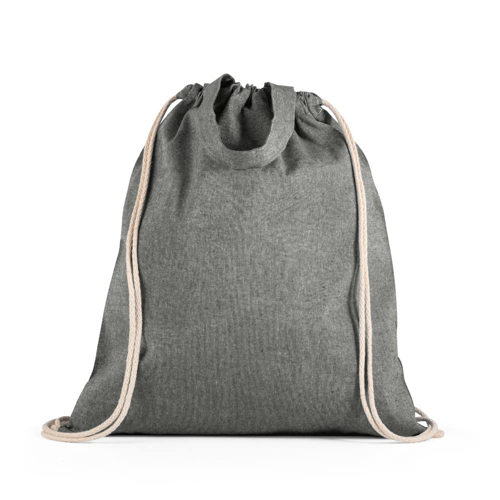 lepni.me Plain Tote Bag for Women | Canvas Drawstring Bag for Kids | Man Bags For Men | For School, Shopping or Gym| Premium Organic Cotton (Drawstrig/Tote Bag Black Blank)