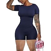 chicyes Lounge 2 Piece Sets For Women Summer Gym Two Piece Outfits Workout Plus Size Set Matching Shorts Clothes