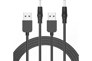 HOUTQPLE 2PC Electric Toothbrush Charger for Fairywill FWD1 FWD3 FWD7, for Foreo ISSA Series Luna 1/2/3/mini Series, Bitvae D2 S2 Water flosser C2, USB Sonicare Toothbrush Cable 5V 10W 3.3FT