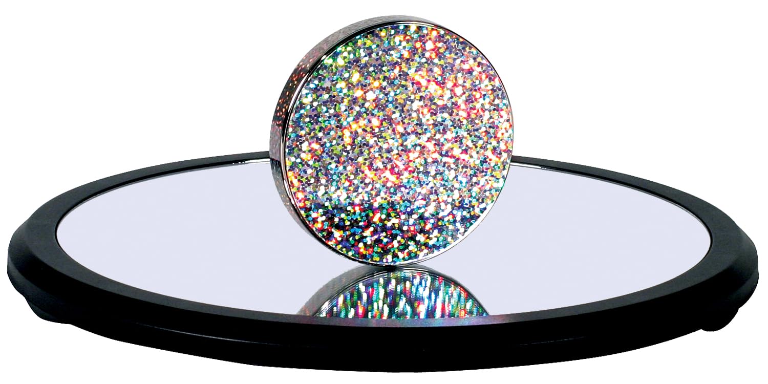 Toysmith Euler’s Disk – Create A Hypnotic Display of Light & Sound- Science Desk Decor for Home and Office – Physics Toys for Adults & Kids 8+