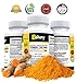 Premium Turmeric Curcumin with Bioperine 1200 mg - Joint Pain Relief, Anti-Inflammatory, Antioxidant Supplement. Best 100% Natural, GMO Free, Made in USA. (1)