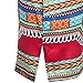 BEAUTYVAN New Women Summer Casual Sleeveless Traditional African Print Party Dress (XL, Hot Pink)