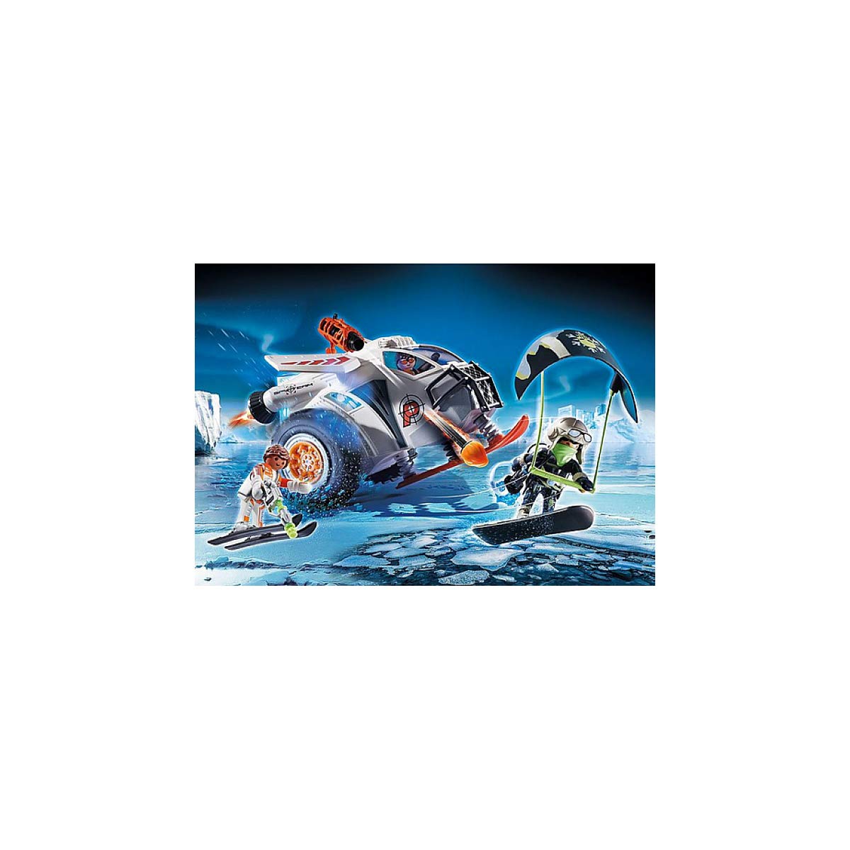Playmobil 70231 Top Agents V Spy Team Snow Glider, with Light and Sound Effects, for Children Ages 6+, Fun Imaginative Role-Play, PlaySets Suitable for Children Ages 4+