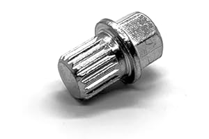 Tekkey Wheel Lock Key for Volkswagen (VW) - Compatible with Jetta/Passat/Golf/Rabbit/GTI and More - ABC7 with 19 Teeth (Pointy)