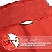 Didog Reflective Dog Winter Coat Sport Vest Jackets Snowsuit Apparel - 8 for Small Medium Large Dogs,Red,4XL Size