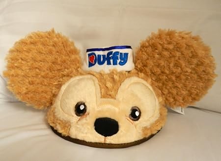 Amazon Disney ディズニー Wdw 海外ディズニーランド ダッフィー キャップ Duffy ダッフィーのミッキー耳帽子 名入れ選択できます 楷書体で Duffyと刺繍済み おもちゃ おもちゃ