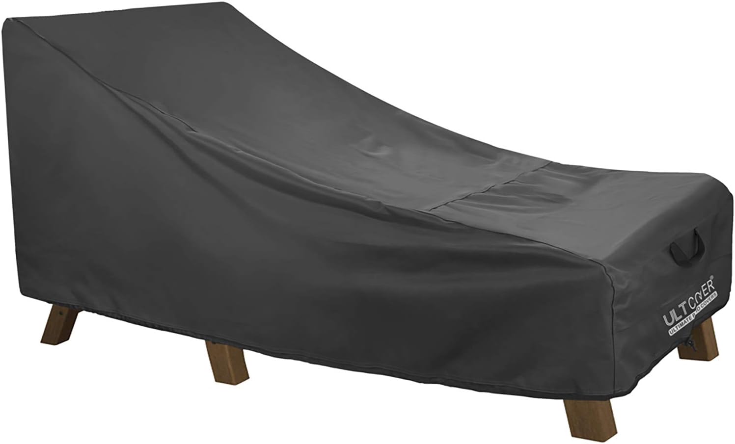 ULTCOVER Waterproof Patio Lounge Chair Cover Heavy Duty Outdoor Chaise Lounge Covers - 84L x 32W x 32H inch, Black : Garden & Outdoor