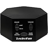 Adaptive Sound Technologies LectroFan Classic White Noise Machine - Global Power Edition with Adaptors for US, UK & EU - 20 N