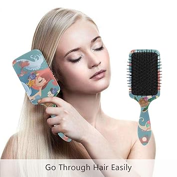 Amazon Com Hair Brush Natural Boar Bristle Hairbrush Air Cushion