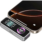 ZIKE Z791C Magnetic Portable SSD 512 GB, External SSD Built-in Fan, 4K 120fps ProRes Video Recording, USB3.2 Gen2 up to 990MB/s, Supports PD3.0 Port 27W Charging Compatible with iPhone 17/16/15