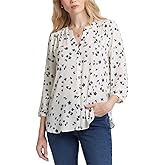 NYDJ womens Plus Size Pintuck BlouseBlouse