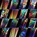BORN PRETTY 16Pcs Holographic Starry Sky Nail Foils Manicure Nail Art Decoration Sticker
