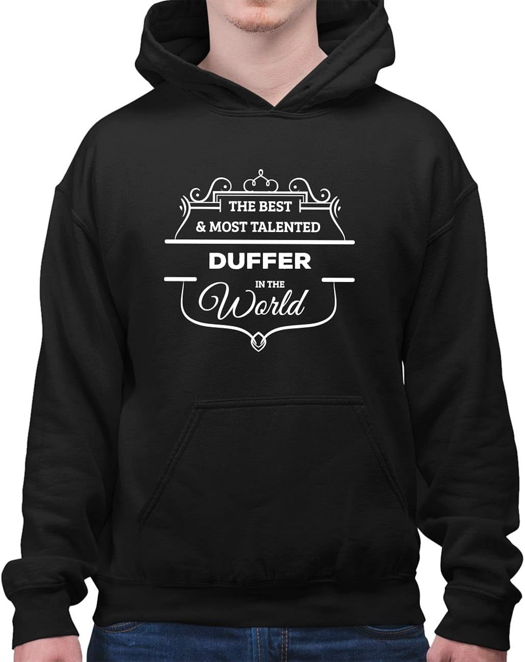 The Best and Most Talented Duffer in The World Black Heavyweight Hoodie