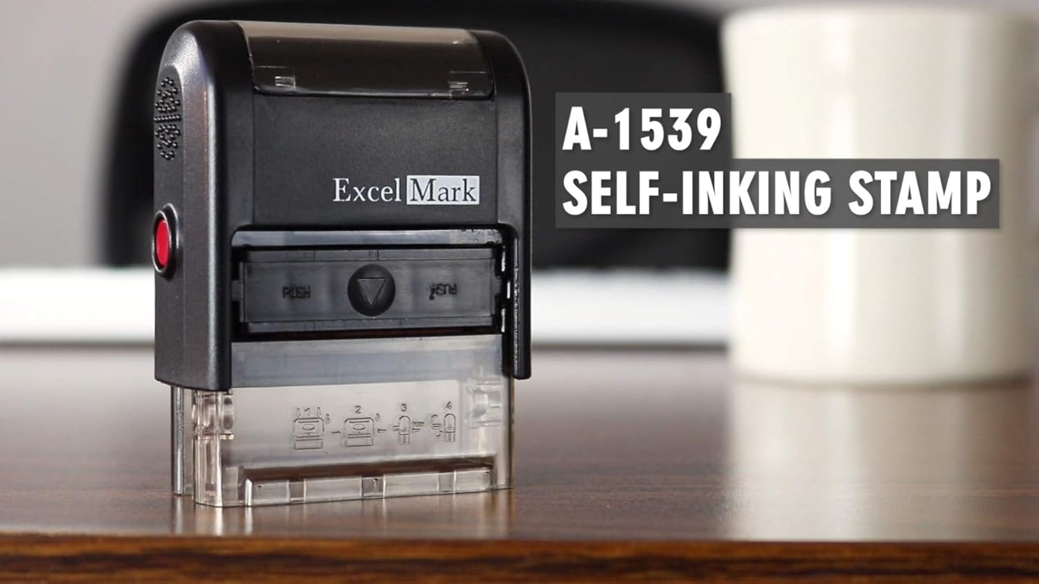 ExcelMark Copy Self-Inking Rubber Stamp (A1539-Red Ink) - Image 4