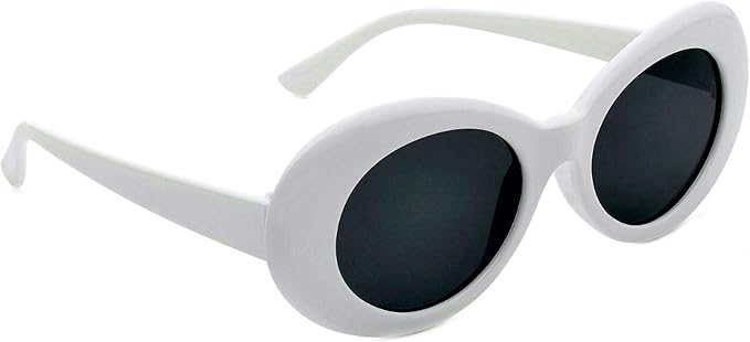 lentes blancos ovalados