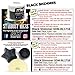 Stardust Micas Pigment Powder Cosmetic Grade Colorant for Makeup, Soap Making, Epoxy Resin, DIY Crafting Projects, Bright True Colors Stable Mica Batch Consistency (Black Shimmer, 10 Gram Jar)