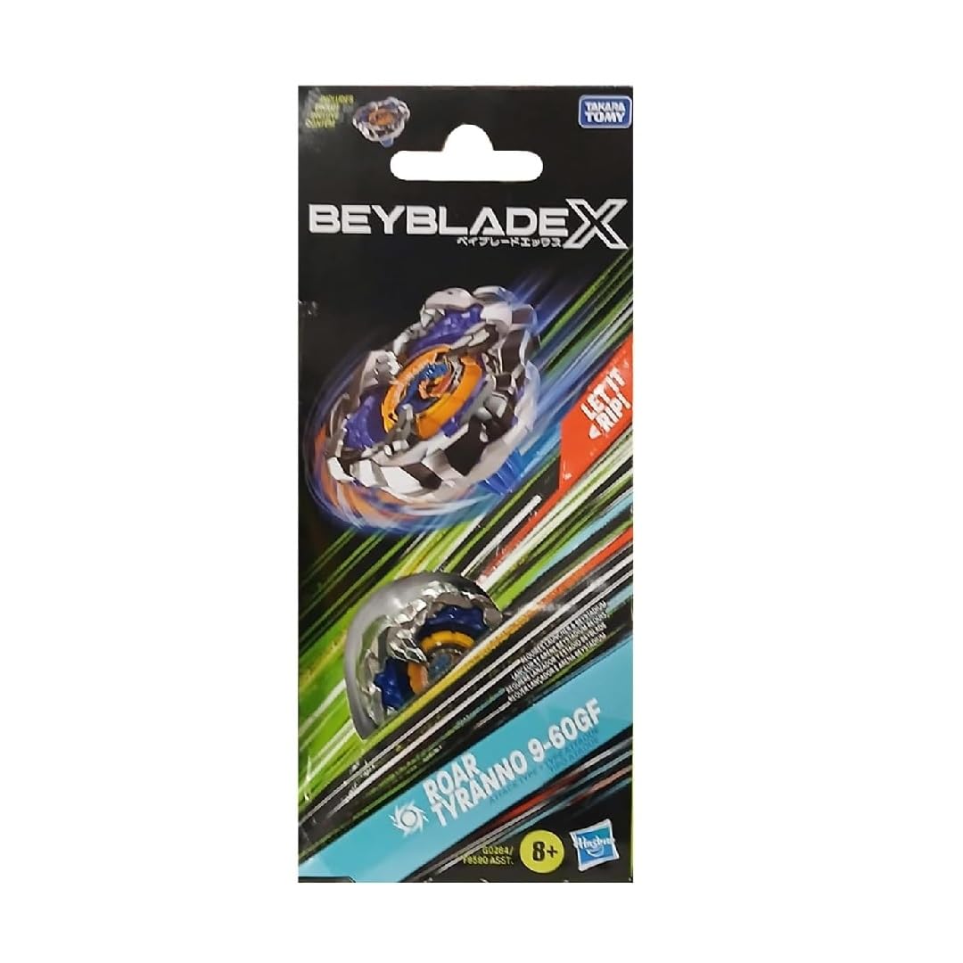 Beyblade X Roar Tyranno 9-60GF Top Booster Pack Set, Includes 9-60GF Right-Spin Attack Type Top, Spinning Bey Toys for 8+ Year Old Kids โ image 1