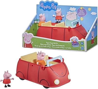 Peppa Pig Peppa’s Adventures Red Car with Mummy Pig and Peppa Figures
