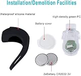 Bestlsy Set of 6 Bike Lights Front and Back LED Clip-On Waterproof Silicon view 3
