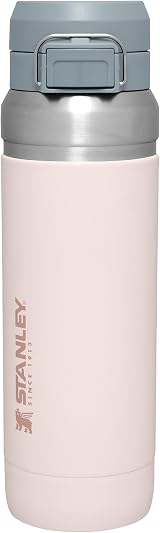 Stanley 1913 Quick Flip Stainless 1.06L Water Bottle Rose Quartz