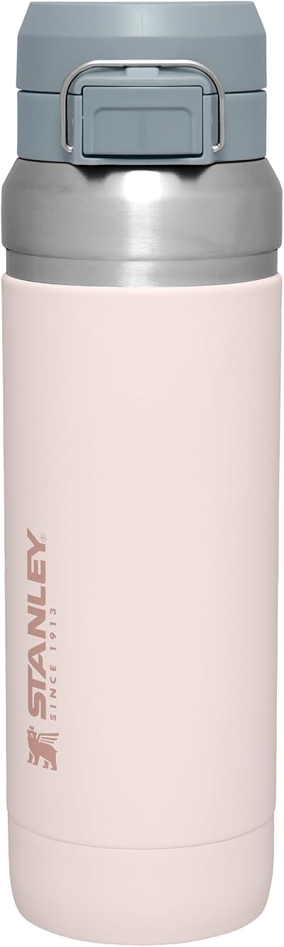 Stanley 1913 Quick Flip Stainless 1.06L Water Bottle Rose Quartz