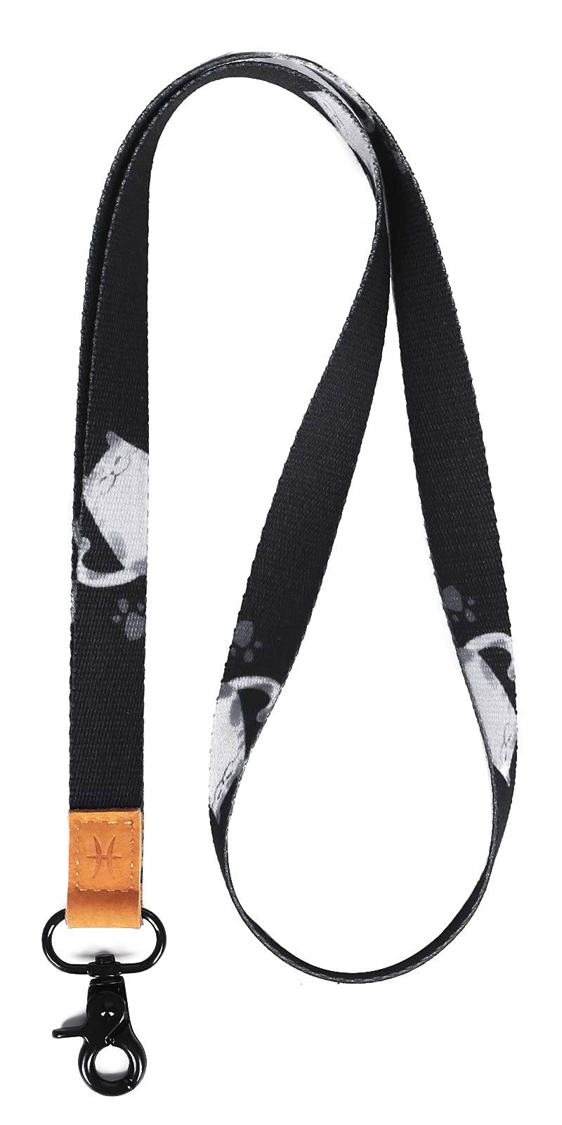 HEZEN Cool Lanyards,Neck Strap Key Chain Holder, Neck Lanyards for Keys,Wallets and ID Badge Holders (CAT)